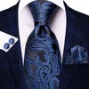Hi-Tie Lot 5 Pcs Gift Box Mens Tie Set Necktie
