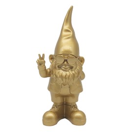 Lesser & Pavey Gnomes Behaving Badly Gold 20cm Figurines Statues For Home Decor | Ideal Ornaments Friendship Gifts For Women & Men | Lovely Table Centerpiece & Living Room Accessories