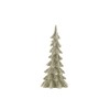 Nordstern Decorative Fir Tree with Glitter Gold Diameter 12 x