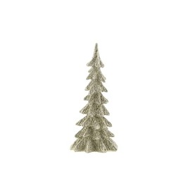 Nordstern Decorative Fir Tree with Glitter Gold Diameter 12 x 28 cm