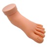 DDLBiz Flexible Practice Foot Model Soft Plastic Mannequin Model Hand