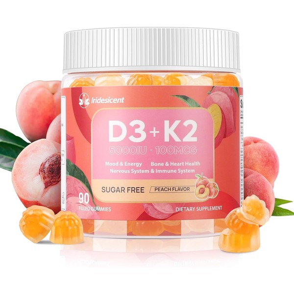 Vitamin D3 K2 Gummies with Magnesium – 5000 IU D3