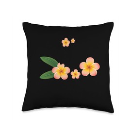 Plumeria Flower Seeds for Planting Garden Lover Plumerias Throw Pillow