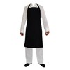 Professional Black Chef Bib Apron 100% Cotton L&G London Uniforms