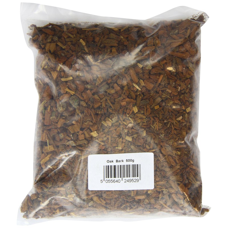 JustIngredients Essentials Oak Bark 500 g (Pack of 2)