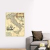 Italy Map Wall Decal, Map Artwork