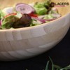 Lacers PurpleLine Salad Bowl Made of Bamboo Wood