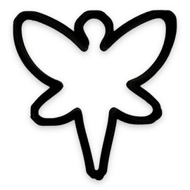 Fairy Cookie Cutter with Easy Push Design