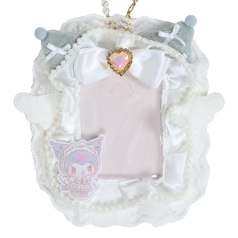 Sanrio Trading Card Holder (Enjoy Idol Pure White Angel) Kuromi
