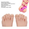 1 Pair Silicone Foot Model, Nail Art Training Display Fake