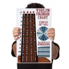 A New Song Music Laminated Violin Fiddle Fingerboard Instructional Chart