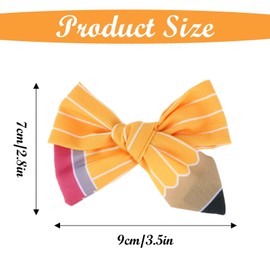 Molain Cute Hairpins for Girls, Pencil Hair Clips Bow Hair Accessories Ponytail Holder Hair Ties for Teen Thin and Thick hair