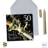 Ruby Ashley 50th Birthday Card for Women & Men Recyclable