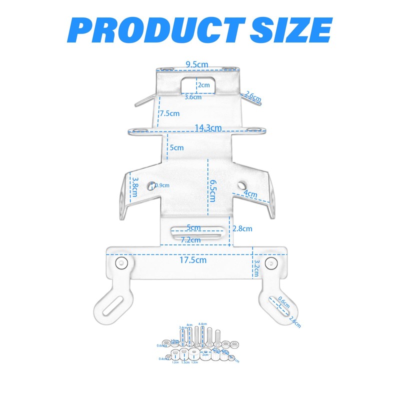 XSR700 Fender Eliminator Tail Tidy Kit Compatible with 2015-2025 XSR