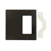 Leviton 2-Gang 1-Blank 1-Decora/GFCI Device Combination Wallplate, Standard Size, 80708,