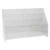 Clear-Ad - Acrylic Magazine Organizer 8.5x11 - Plastic Flyer Holder