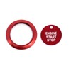 TOPKU Aluminum Engine Start Stop Push Button Cover Trim Compatible