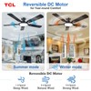 TCL Ceiling Fans with Lights, 52 Inch Low Profile Ceiling