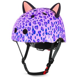 MHJY Kids Helmet for Age 8-14 Girls Bike Helmet Adjustable with DIY Cat Ears for Youth Skateboard Scooter Cycling Roller Skating