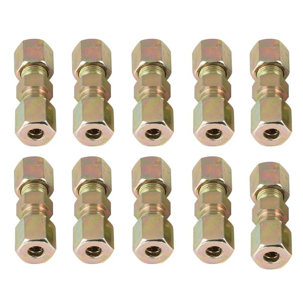 GEARMONSTER 10 pieces brake line connectors, 4.75 mm brake line