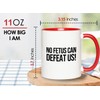 Bubble Hugs Nurse 2Tone Red Mug 11oz - No fetus
