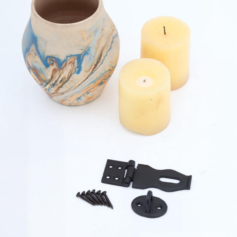 Hand Forged Cast Iron 4 Inch Hasp Lock