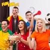 FUN FAN LINE - Pack x3 Plastic Vuvuzela Stadium/Non-Toxic Football