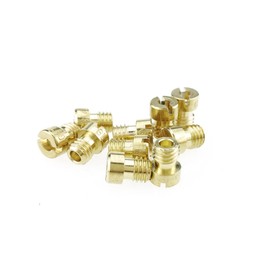 Glixal GY6 125cc 150cc 180cc 200cc PD24J Carburetor Main Jet for 157QMJ 152QMI Engine 100 105 108 110 115 120 125 130 135 140 (10 pcs)