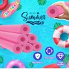 Chochkees Pink Pool Noodles Swimming Hollow Core Foam Tube, Floating