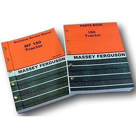 Lot Massey Ferguson 180 Tractor Parts Service Repair Shop Manual Workshop Mf180