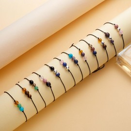 Stocking Stuffers Holiday Outfits for Women 2024 Zodiac Bracelet for Women Natural Stone Beaded Bracelet Horoscope Constellations Bracelet Healing Crystal Bracelet Stretch Bracelet Jewelry Birthday Gifts for Girls