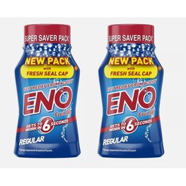 Eno Pack of 2 Fruit Salt Fast Refreshing Relief from Stomach Upset 100G (Pack of 2)