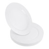 STACKABLES Pack of 20 Hard Plastic Plates 10.25" Elegant Party