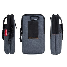 CHANROY Mens Bag Accessories Multipurpose High Capacity Belt Pack Waist Pouch(Black)