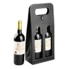 Wine Tote Bag 2 Bottles PU Leather Reusable Wine Gift