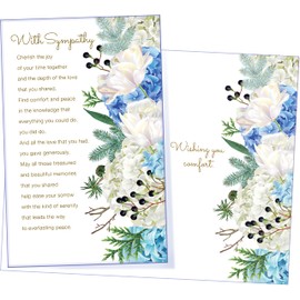 Sympathy Card - MADE IN USA - (Perfect), Envelope Included - 5" x 7.75" - Packaged in Extra Sturdy Mailer - 96541