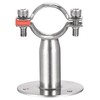 sourcing map Pipe Clamp Made of 304 Stainless Steel Wall