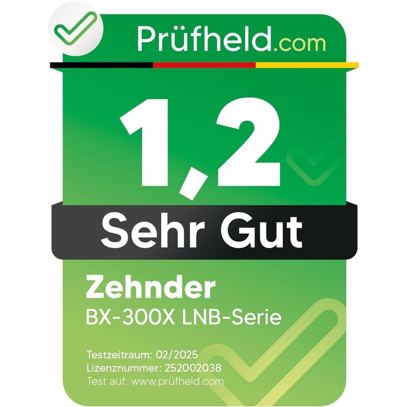 Zehnder Quattro LNB + Weather Protection Cover, with LTE Sun