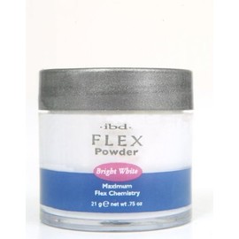 ibd Flex Acrylic Powder ~BRIGHT WHITE~ .75oz