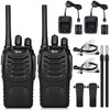 TIDRADIO TD-V2 Walkie Talkies for Adults Long Range, Frequency Copy,
