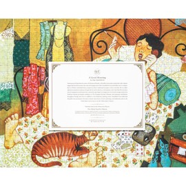 Art & Fable Puzzle Company A Good Morning by Otar Imerlishvili 750 Piece Fine Artwork Premium Adult Jigsaw Puzzle