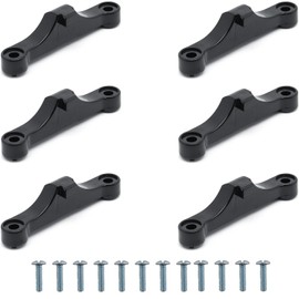 Surf turtle 6Pcs Desktop Computer AMD Motherboard CPU Fan Bracket for AM5 Motherboard Socket with 12 Screws Black