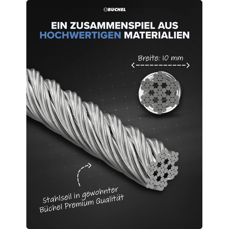 Büchel Sekura Children's Combination Lock 120 cm with Coloured Cover