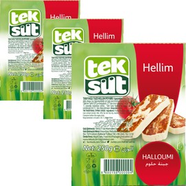 Teksut Halloumi Cheese 250 Gram (8.8 Oz) x 3 Packs