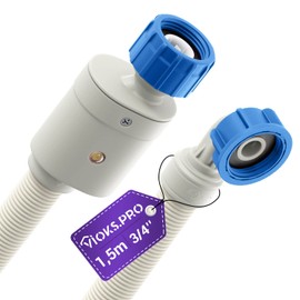 Vioks.pro Aquastop Washing Machine Hose 3/4 Inch Hose 1.5 m 25 °C - Inlet Hose Dishwasher / Aquastop Hose Washing Machine - Washing Machine Accessories Dishwasher Accessories