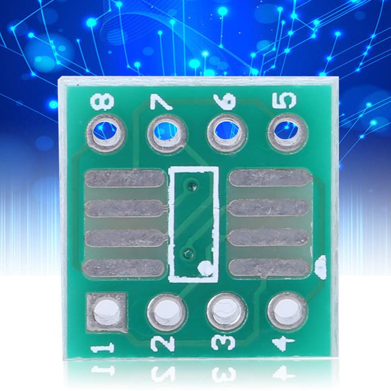 100Pcs Adapter Board SOP8 SSOP8 TSSOP8 to DIP8, SOP8 Interposer