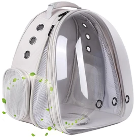 Front Expandable Cat Backpack, Fit up to 20 lbs, Space Capsule Bubble Window Pet Carrier Backpack for Large Fat Cat and Small Puppy