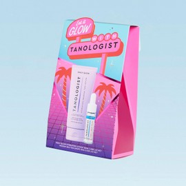 Tanologist Let it Glow Duo Limited Edition Gift Set | Containing Mini Self-Tan Drops in Shade Medium, 15ml & Travel Sized Hydrating Daily Glow Gradual Tan in Shade Medium/Dark, 100ml