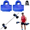 Dualbell Pair- Connect Dumbbells to Barbell (Blue)