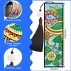 MVVMTOP 8 Pack Diamond Painting Bookmarks Flowers Diamond Art Bookmark